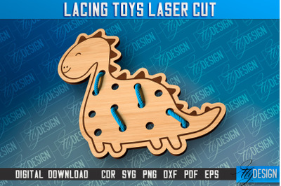 Lacing Toys Laser Cut | Toys Laser Cut Design | CNC Files