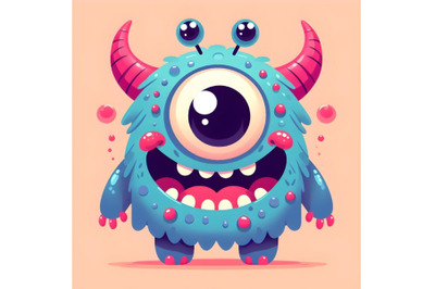 Monster. Cute Cartoon