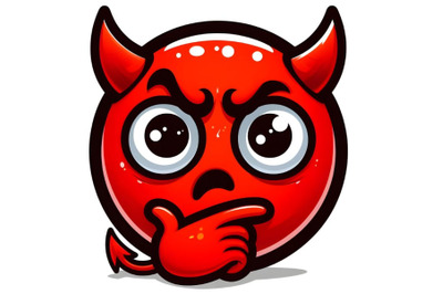 Red devil emoticon