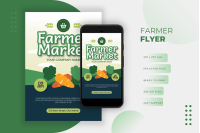 Farmer Market - Flyer Template
