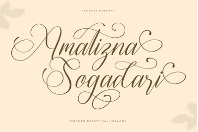 Amatizna Sogadari - Modern Beauty Calligraphy