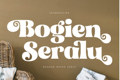 Bogien Seralu - Modern Retro Serif
