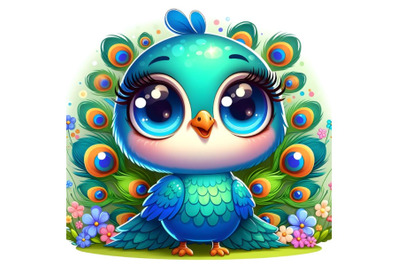 Cute peacock