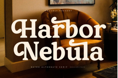 Harbor Nebula - Retro Alternate Serif