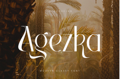 Agezka Classy Font