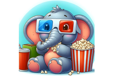 cute Elephant Watching movie