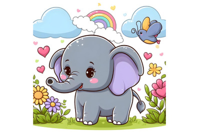 Cute elephant