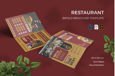 Restaurant - Bifold Brochure