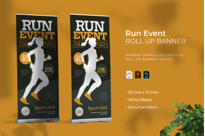 Run Event - Roll Up Banner