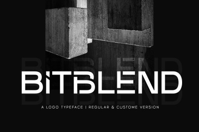 Bitblend Logo Typeface