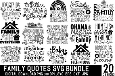 Family Quotes SVG Bundle&2C;Family SVG&2C;Family Quotes SVG Bundle&2C;Family SV