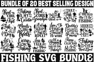 Fishing Quotes SVG Bundle,FISHING SVG Bundle, FISHING Svg Cut Files fo