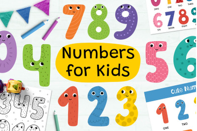 Numbers for Kids Clipart