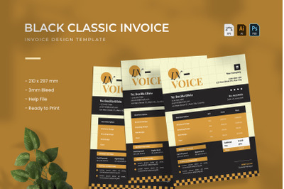 Black Classic - Invoice Template