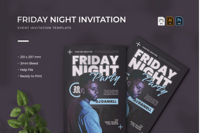 Friday Night Event - Invitation