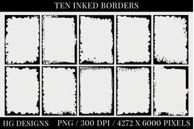 Inked Png Borders