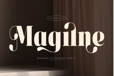 Magilne - Modern Alternate Serif