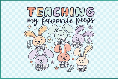 Teaching My Favorite Peeps Easter PNG for Educators
