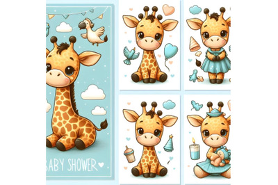 Baby Giraffe Set