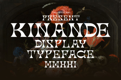 Kinande display typeface