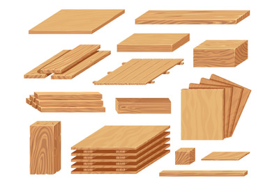 Cartoon plywood. Wood board and sheet for construction and furniture,
