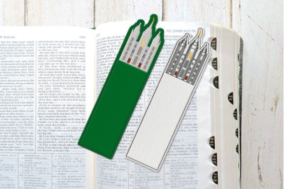 ITH LDS Salt Lake City Temple Bookmark | Applique Embroidery