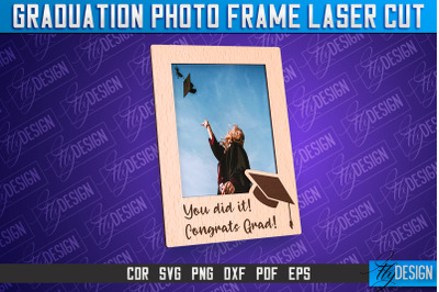 Graduation Photo Frame Laser Cut | Photo Frame Design | CNC File