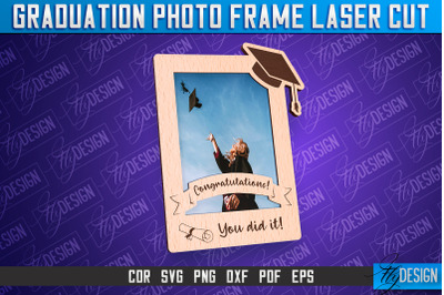 Graduation Photo Frame Laser Cut | Photo Frame Design | CNC File