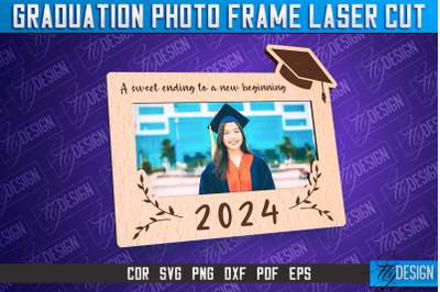 Graduation Photo Frame Laser Cut | Photo Frame Design | CNC File