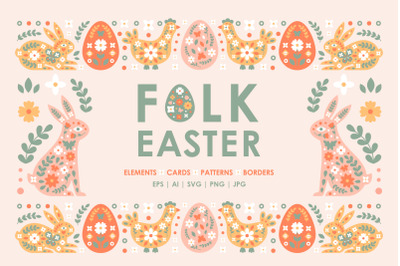 Folk Easter - Graphic collection