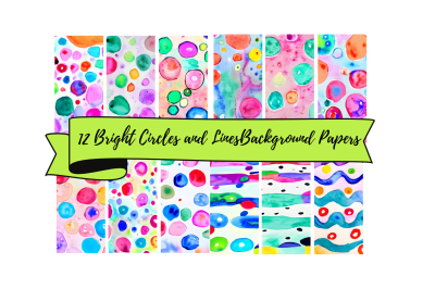 12 Easter Bright  Patterns Backgrounds