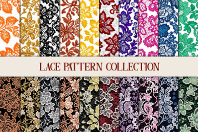 Ornate Leaf &amp; Lace Pattern Backgrounds