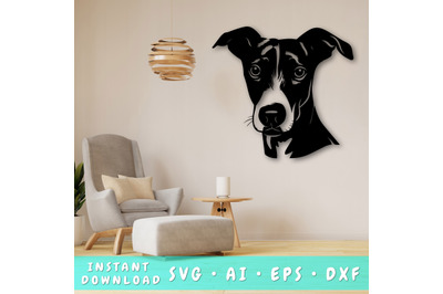 Whippet Laser SVG Cut File, Whippet Glowforge File, Whippet DXF