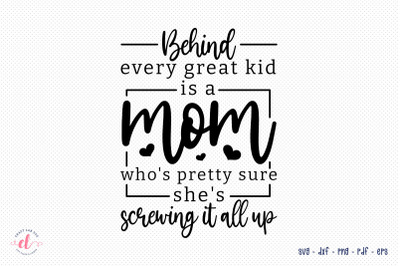 Mother&#039;s Day SVG Design - Mom Quote