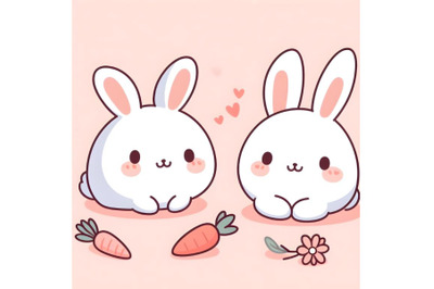 Cute adorable bunny