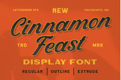 Cinnamon Feast - Display Font