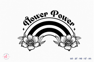 Flower Power SVG Cut File