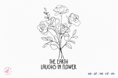 The Earth Laughs in Flower SVG