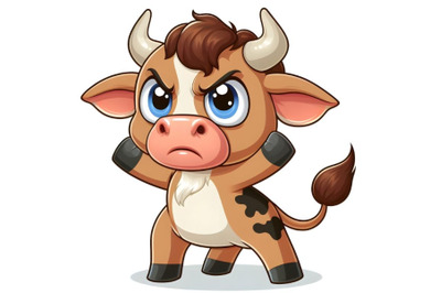 Cute Angry Bull