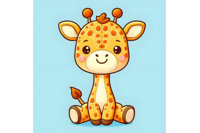 Baby Giraffe in Stitch Pattern