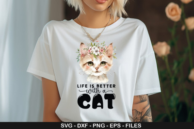 Cat MOM SVG Design