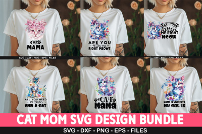 Cat MOM SVG Design Bundle