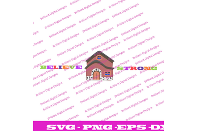 UPLIFTING SVG BELIEVE STRONG  SVG CUT FILE