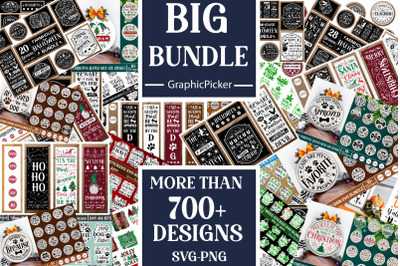 The Huge SVG Bundle, Mega Bundle 700 SVG Designs