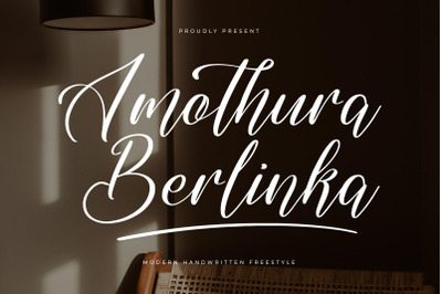 Amothura Berlinka - Modern Handwritten Freestyle