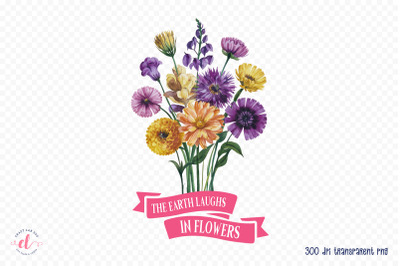 The Earth Laughs in Flowers Sublimation