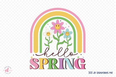 Retro Spring Sublimation - Hello Spring