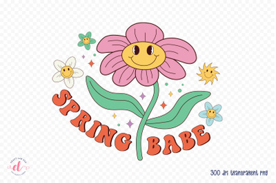 Spring Babe - Retro Spring Sublimation