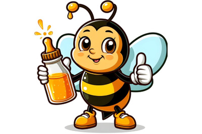 Honey Bee Mascot