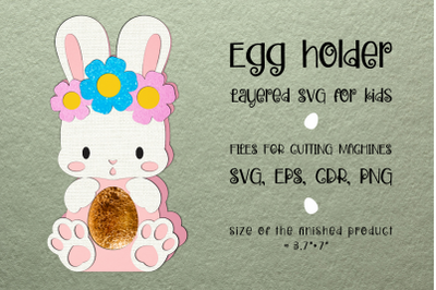 Easter Bunny | Egg Holder | Paper Craft Template